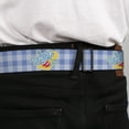 thumbnail image 4 of Movies Belt, Seatbelt Buckle Belt, The Wizard of Oz Logo Gingham Checker Blues, Youth 22 to 32 Inches, 4 of 9