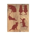 thumbnail image 2 of Kittens Kitty Cat Stencil Template Reusable 8.5 x 11 for Painting on Walls, Wood, Etc. By Stencilville, 2 of 2