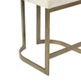 thumbnail image 3 of Metal Base Counter Stool with Curved Design / In Kitchen, Stylish and Comfortable, 3 of 5