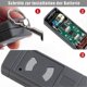 thumbnail image 5 of 2-Pack 40.685 MHz Garage Door Remote Control for HSE2-40 HS4-40 HSM4-40-Compatible Manual Transmitter, 5 of 5