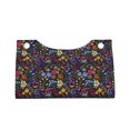 thumbnail image 4 of Lsque Flowers And Birds Printed Long Tissue Box Cover Holder, Facial Paper Organizer Dispenser,Triangle with Bottom Belt, PVC Leather Decorative Organizer, 4 of 9
