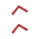 thumbnail image 2 of Eigraketly 90 Degree Right Angle Ruler DIY Accessory Aluminum Clamp Alloy Clamp Auxiliary Corner Woodworking Fixture Fixing Rulers 2piezas, 2 of 6