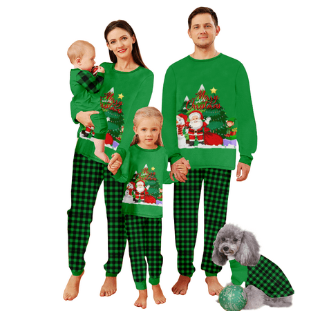 

Christmas Pajamas for Family Family Christmas Pjs Matching Sets Plaid Matching Christmas Pjs for Family