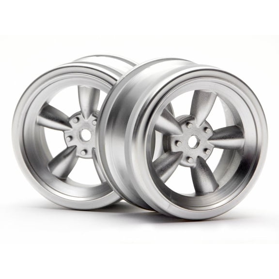 Hpi Racing Vintage 5 Spoke Wheel 26Mm Matte Chrome 0Mm Offset