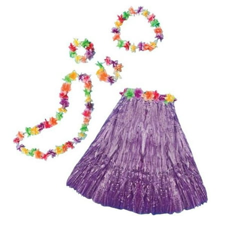 Costumes for all Occasions FF251816 Aloha Set Adult Purple