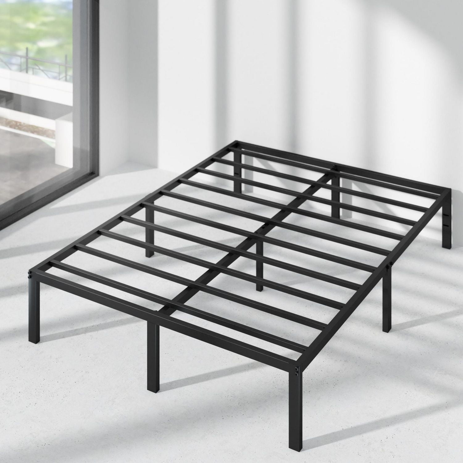 Zinus 14 inch Classic Metal Platform Bed Frame with Steel Slat