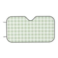 thumbnail image 7 of Balery Green Checkboard Print Car Windshield Sun Shade,Windshield Sunshade for Car Pickup Truck SUV Accessories-Small, 7 of 7
