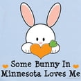 thumbnail image 2 of CafePress - Some Bunny In Minnesota Loves Me Infant Bodysuit - Baby Light Bodysuit, Size Newborn - 24 Months, 2 of 4
