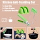 thumbnail image 1 of Ganfancp Cocina Multifuncional Evitar Quemaduras Gripping Bowl Set Acero Inoxidable Liquidación Ventas Hoy Ofertas Prime 1Pc Elevador de Platos + 1Pc Soporte de Cuencos + 2Pc Guante Caliente, 1 of 7