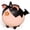 Pink-Halloween, variant on MKLZ Mini Piggy Bank for kids, Unbreakable Plastic Coin Money Safe Bank, Birthday Gift