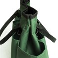 thumbnail image 3 of Garden Tool Bag for Garden Tools, Multi-Purpose Garden Tool Bag, Waterproof Oxford Garden Tool Storage Bag with 9 Small Pockets, Garden Tool Bag, Dark Green, 3 of 5