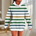 thumbnail image 2 of Womens Striped Hoodies Sweatshirts Pullover Fashion Y2K Long Sleeves Tops 2025 Casual Cute Fall Outfits, 2 of 5