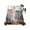 Burnt Orange Gray Blue, variant on Grey Flat Sheets Only Queen Size, Soft Breathable Bed Top Sheets for Mattress, Modern Oil Painting Art Forest Luxury Bedding Flat Sheets for Home Hotel Bedroom Bed Protection