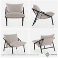 thumbnail image 1 of Silla de Metal Zinus Ada con Cojines de Memory Foam Color Beige, 1 of 6