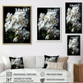 thumbnail image 4 of Designart "Elegant Petals Of White Orchids" Orchids Floater Framed Canvas Prints, 4 of 5