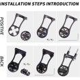 thumbnail image 3 of Soporte para bicicleta: velocímetro, luz, linterna, cámara de acción compatible con, 3 of 5