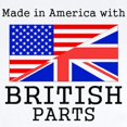 thumbnail image 2 of CafePress - Made In America With British Parts Body Suit - Baby Light Bodysuit, Size Newborn - 24 Months, 2 of 4