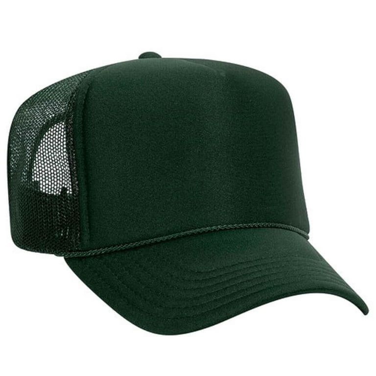 High Crown Hat – Heather Gray/Dark Green (93053) - Douglas Outdoors