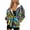Art Arrow Symbol Blue, variant on Blue Leopard Print Womens Fleece Hoodies Jacket Oversized Sweatshirts Zip Up Long Sleeve Cardigan Fleece Sweaters Pullover Tops Gym Tops Fall Outfits Essentials Hoodie, 3XL