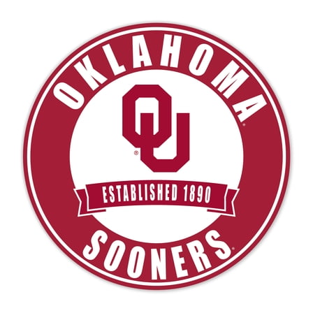 Oklahoma Sooners 24" Circle with Banner