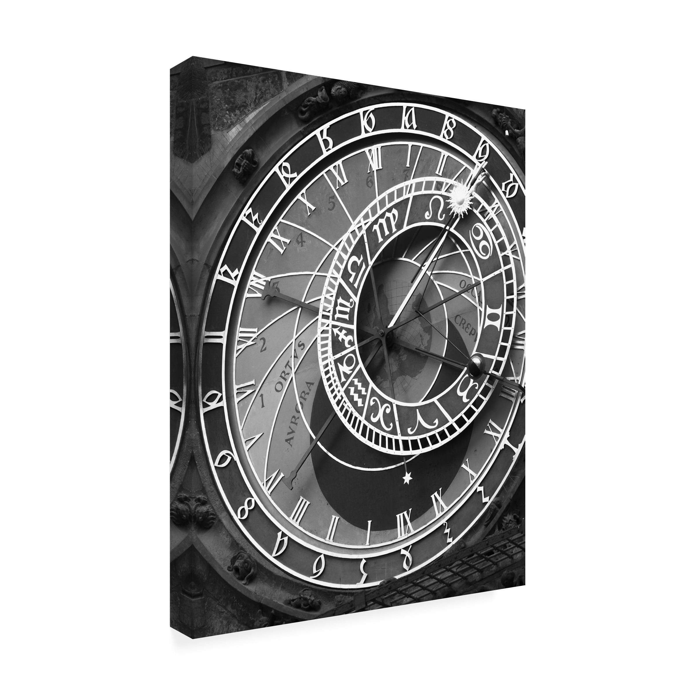 Trademark Fine Art "Astronomic Watch Prague 11" Canvas Art by Moises Levy