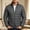 Gray, variant on Men’s Lightweight Quilted Puffer Jacket, Stand Collar Full Zip Packable Outer Coat, Thin Warm Long Sleeve Layer Outerwear for Travel & Daily Excursions Light Blue S