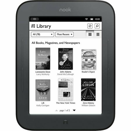 Refurbished Barnes & Noble Nook Simple Touch eBook Reader (Wi-Fi (Best Ebook Reader For Ipad)