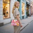 thumbnail image 7 of FORMRS Women Crossbody Purse with Chain Strap Vegan Leather Shoulder Handbag, Swirling Lines, 7 of 7