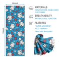 thumbnail image 2 of Blue Stars and Baseballs Pattern Hot Yoga Mat Towel Non Slip for Hot Yoga - Quick-Drying Yoga Mat Cover with 4 Corner Pockets with Travel Bag - Hot Yoga Towel Non Slip 74"x26", 2 of 6