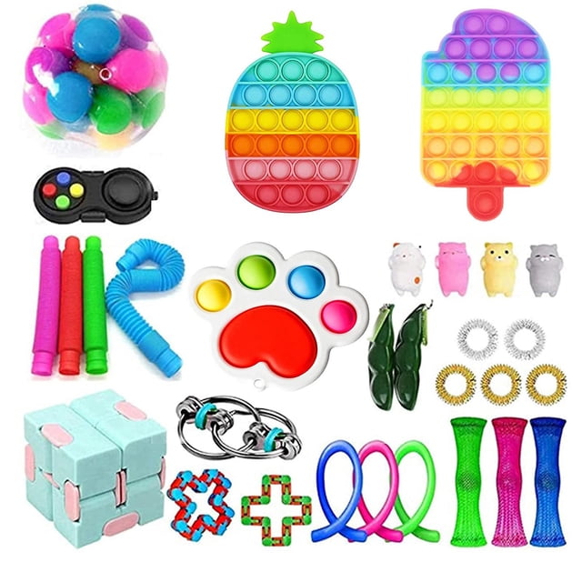 Juguete sensorial Push Bubble Fidget para aliviar el estrés del autismo