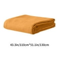 thumbnail image 2 of Hgallory Solid Color Plush Blankets for Bed Sofa, Machine Washable Polyester Throw Blanket Breathable Air Conditioning Quilt for Nap, Modern Simple Home Decor Ideal Gift, 43"x51", 1PC, Orange, 2 of 6