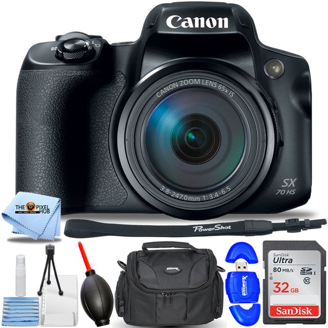 Canon PowerShot SX70 HS Digital Camera 3071C001 Essential Bundle