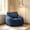 Dark Blue + Corduroy + Foam, variant on AUU Giant Corduroy Bean Bag Chair Sofa for Adults, Large Lazy Sofa Couch with Armrests and Filler Included for Bedroom or Living Room