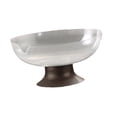 thumbnail image 4 of Cuenco de pedestal decorativo, frutero, cuencos decorativos para platos de frutas, para hotel Blanco, 4 of 9