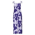thumbnail image 5 of Roncen Women's Printed Overalls Jumpsuit - Sleeveless Casual with Two Pockets & Relaxed Fit, 5 of 5
