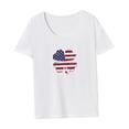 thumbnail image 4 of Camiseta para mujer, ropa informal de verano, camisa con cuello redondo para viajes, deportes, mochilero, 4 of 7
