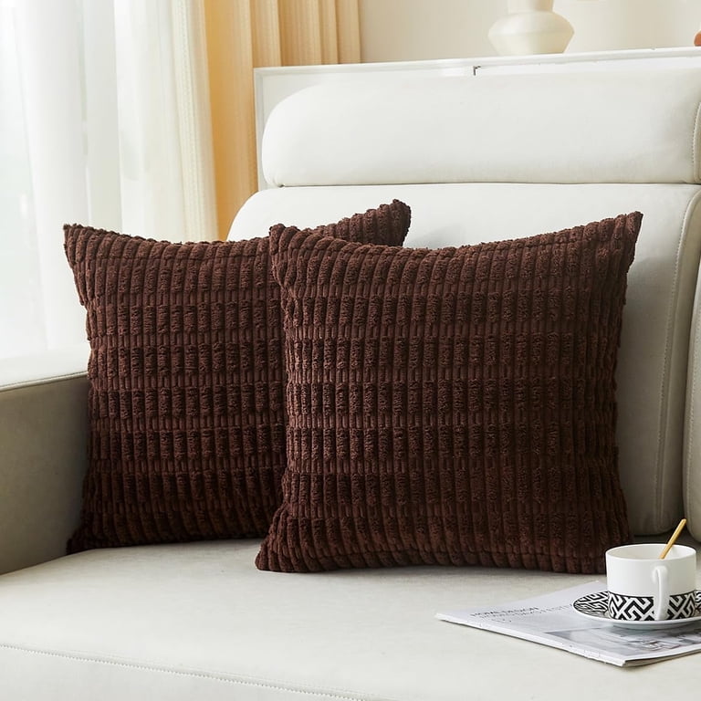 Lomyolo Boho Striped Throw Pillow Covers 20x20 Inch 2-Pack photo 1