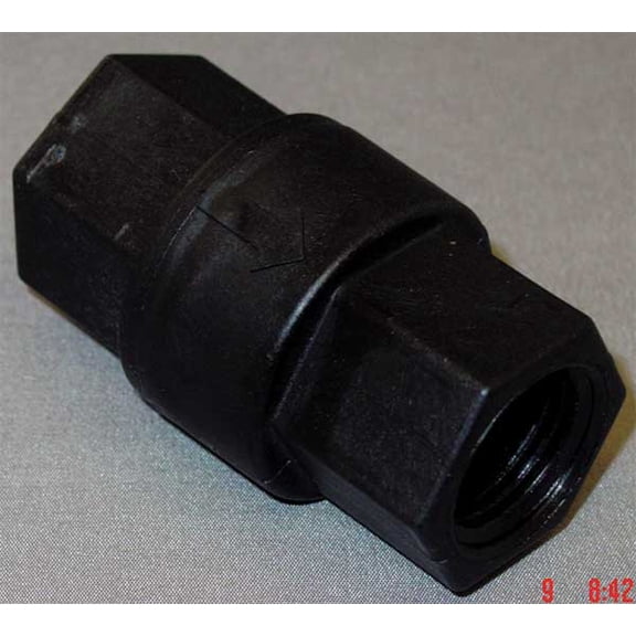 ZoroSelect 1/2" FNPT Ball Cone Spring Check Valve