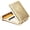 Gold, variant on Vintage Metal Cigarette Case, Folding Pocket Holder, 14 Capacity up to 84mm