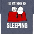 thumbnail image 3 of Peanuts - I'd Rather Be Sleeping - Men's Short Sleeve Graphic T-Shirt, 3 of 6