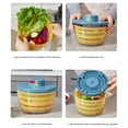 thumbnail image 4 of Yucurem Electric Drain Basket Home Fruit Vegetable Salad Spinner Dehydrator (Blue), 4 of 8