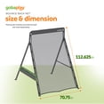 thumbnail image 4 of gobaplay Bounce Back Rebounder Attachment, 126”x75”, Swingset Not Included, 4 of 7