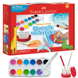 AEM Hi Arts Watercolor Paint Artist Set - by 13 Tube Art Kit Includes Colorful Water Color Paints and Watercolor Brushes - Portable, Small and Washabl