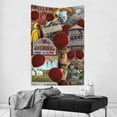 thumbnail image 4 of Pennywise Welcome To Derry Wall Tapestry Poster for Bedroom Aesthetics Room Decor Flag Wall Hanging Dorm Living Room 60''x 40'', 4 of 9