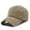 Khaki, variant on Unisex Subtle Ripped Washed Cotton Baseball Cap, Soft Top Distressed Dad Hat, Adjustable Summer Sun Cap for Outdoor Lovers Black
