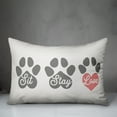 thumbnail image 3 of Creative Products Sit Stay love 14x20 Spun Poly Pillow, 3 of 3