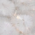 thumbnail image 4 of Northlight Pre-Lit White Alaskan Pine Artificial Christmas Tree - 3' - Warm White LED Lights, 4 of 8