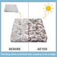 thumbnail image 4 of Square Meditation Pillow, Boho Style Floor Cushion, Dutch Velvet Meditation Cushion for Sitting on Floor, Yoga Cushion 22'' x 22'', 4 of 7