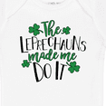 thumbnail image 4 of Inktastic St. Patrick's Day the Leprechauns Made Me Do It Boys or Girls Baby Bodysuit, 4 of 5