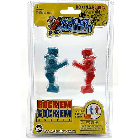Worlds Smallest Rock 'Em Sock 'Em Robots
